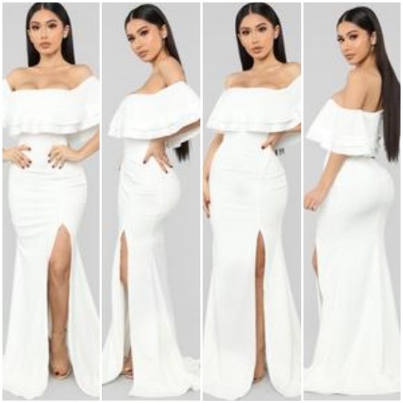 Fashion nova Tie the not ruffled dress - Picture 1 of 2